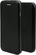 Elegance Book Din Piele Artificială Negru Xiaomi Mi 9