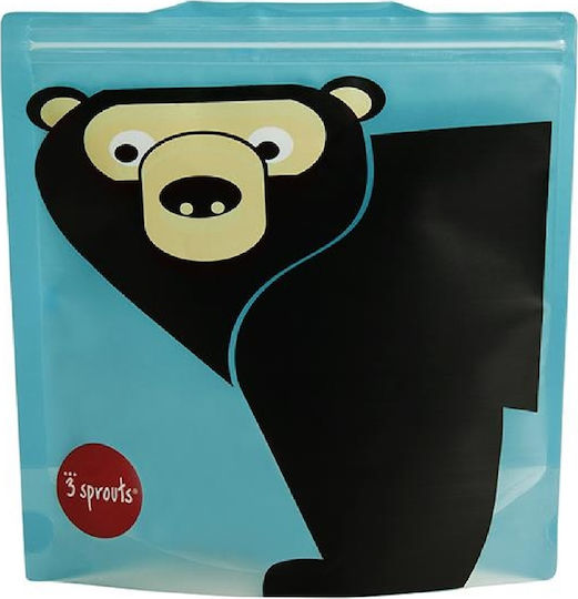 3 Sprouts School Food Case 4lt Turquoise 19 x 18.5 x 19cm