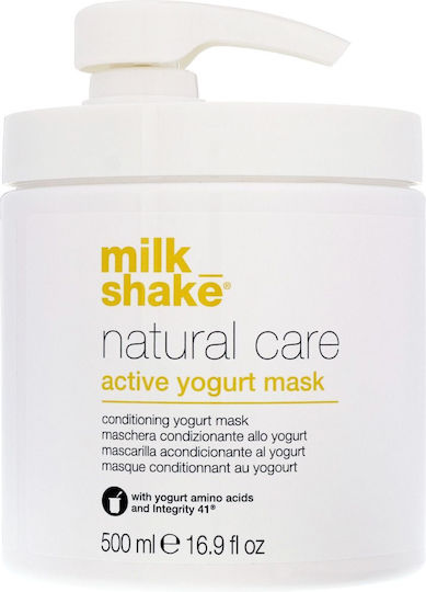 Milk Shake Natural Care Active Yogurt Μάσκα Μαλλιών για Ενυδάτωση 500ml