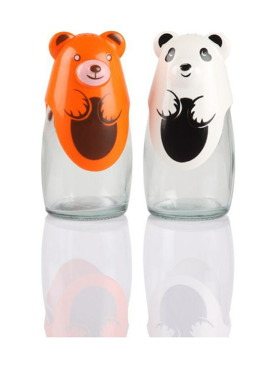 Veltihome Panda Salt Shaker/Pepper Shaker Glass White 1pcs