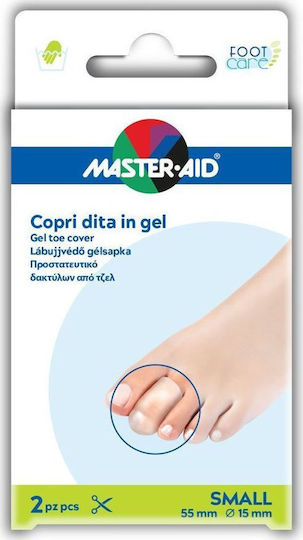 Master Aid Επιθέματα Gel Toe Cover με Gel για τους Κάλους Small 2τμχ