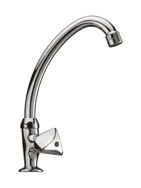 Paini Classica Kitchen Faucet Counter Silver