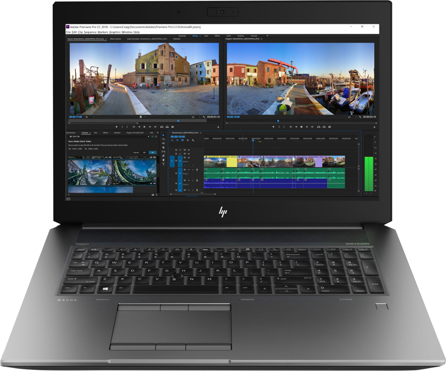 HP ZBook 17 G5 (i7-8750H/16GB/1TB + 256GB/Quadro P2000/FHD/W10 ...