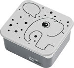 Done by Deer Elphee Kids Lunch Plastic Box 1lt Gray L15.5xW14xH7cm