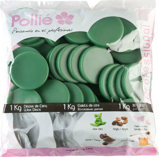 Eurostil Pollie Hair Removal Wax in Discs for Face & Body Aloe Vera 1000gr