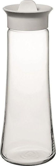 Espiel Basic Flasche Wasser Glas mit Schraubverschluss White 1030ml