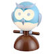 Aca Kids Decorative Lamp Κουκουβάγια Blue 15x13.5x23cm