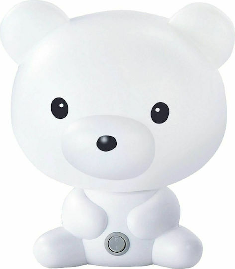 Aca Kids Decorative Lamp Bear with Color Changes White 20x17x26εκ. Aca Kids Decorative Lamp Bear with Color Changes White 20x17x26εκ.