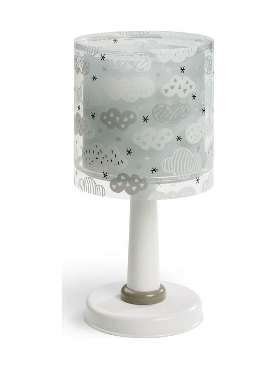 Ango Kids Side Table Lamp Clouds Gray 15x15x30cm