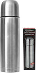 Summertiempo Bottle Thermos Stainless Steel 1lt Silver with Cap-Cup