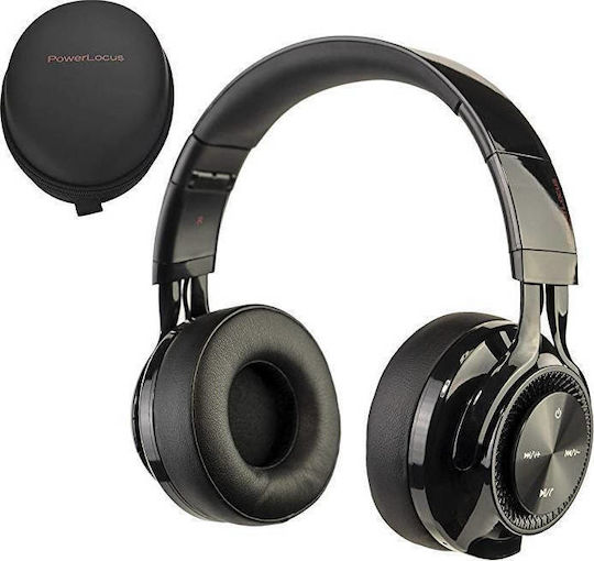 PowerLocus P3 Wireless / Wired Over Ear Headphones with 50 hours of Operation and Quick Charge Black