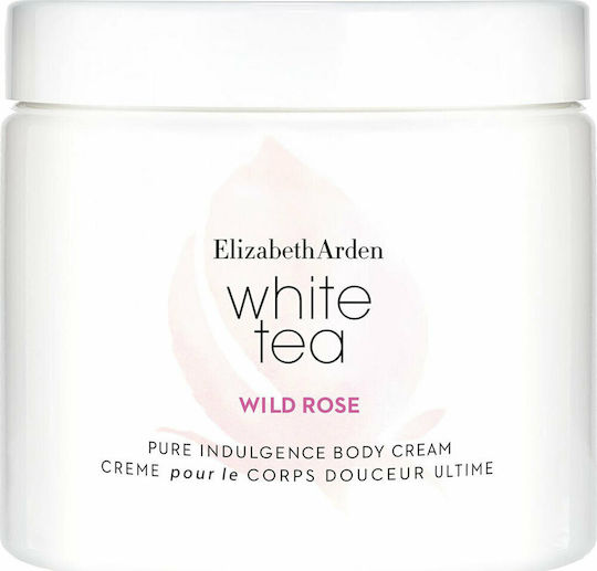 Elizabeth Arden White Tea Wild Rose Moisturizing Body Cream with Shea Butter for Dry Skin 400ml