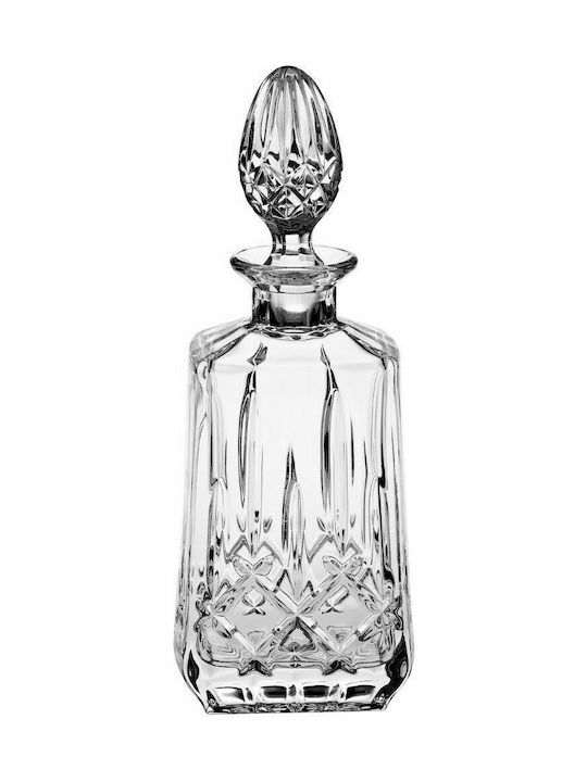 Bohemia Sheffield Crystal Карафа за Сервиране за Уиски 30бр с Тапа Прозрачна 750мл 1бр