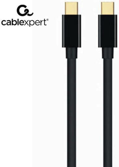 Cablexpert Cable mini DisplayPort male - mini DisplayPort male 1.8m Μαύρο (CCP-MDPMDP2-6)