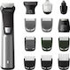 Philips Multigroom Series 7000 Rechargeable Hair Clipper Set Silver/Black MG7745/15