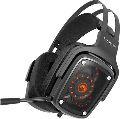 Marvo Scorpion HG9046 Über Ohr Gaming-Headset mit Verbindung USB Schwarz