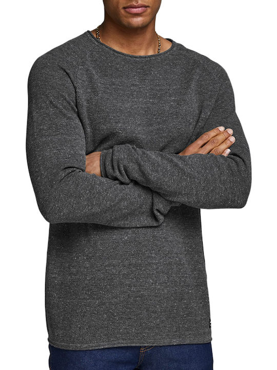 Jack & Jones Пуловер с дълъг ръкав Тъмно сив ме...