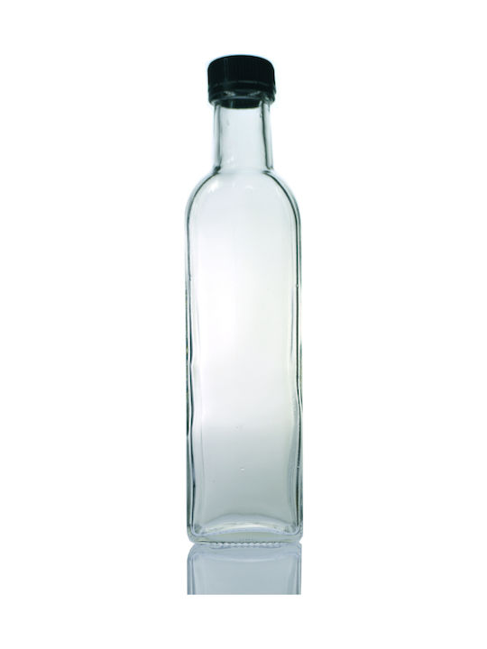 Marasca Μπουκάλι Γυάλινο με Βιδωτό Καπάκι Διάφανο 250ml