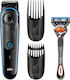 Braun Set Wiederaufladbar Haarschneidemaschine Schwarz BT3940