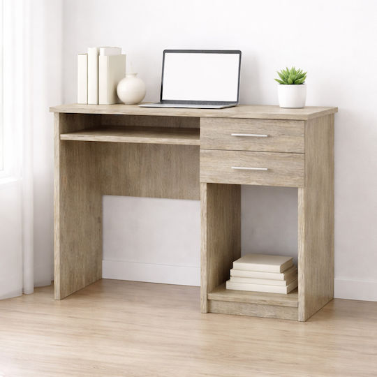 No 8 Kids Desk made of Melamine Oak 100x55x80cm