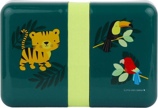 A Little Lovely Company Plastic Kids' Food Container 0.850lt Green x x 6cm