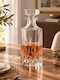 RCR Opera Kristall Karaffe zum Servieren Whiskey 22cm mit Verschluss Transparent 750ml 1Stück