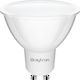 Braytron Λάμπα LED 7W για Ντουί GU10 και Σχήμα MR16 Ψυχρό Λευκό 550lm
