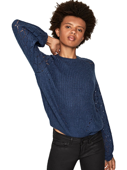 Pepe Jeans Weekgirl Women's Long Sleeve Sweater Blue