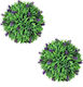 vidaXL Artificial Bush Lavender Green 36cm 2pcs