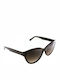 Enrico Coveri Women's Sunglasses with Brown Plastic Frame and Brown Gradient Lens EC793 BR