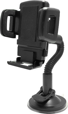 Mobile Phone Holder Car Βάση Κινητού with Adjustable Hooks Black