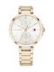 Tommy Hilfiger Angela Watch with Gold Metal Bracelet