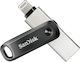 Sandisk iXpand 128GB USB 3.1 Stick cu conexiune Fulgerul & USB-A Negru