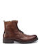 Leather Boots Cognac
