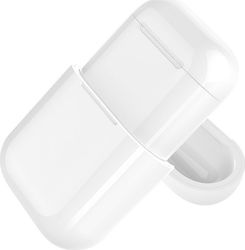 Hoco CW18 Θήκη Σιλικόνης σε Λευκό χρώμα για Apple AirPods