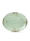 Cryspo Trio Country Serving Platter Oval made of Porcelain Green 38x38cm