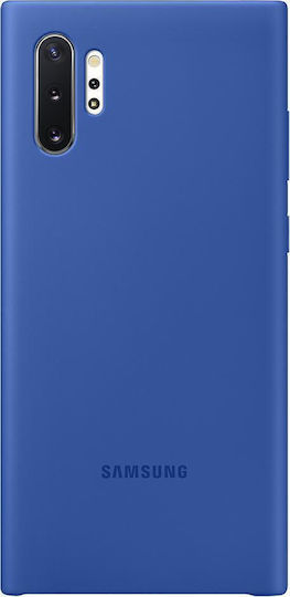 Samsung Umschlag Rückseite Silikon Blau (Galaxy Note 10+)