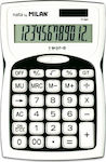 Milan 152012 Calculator 12 Digits in White Color