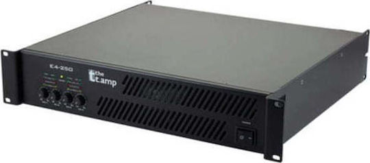 The T.Amp E4-250 PA Power Amplifier 4 Channels 400W/4Ω 250W/8Ω Black