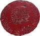 Espiel Platter "Bachaus" with Foot 31.5cm Serving Platter Red