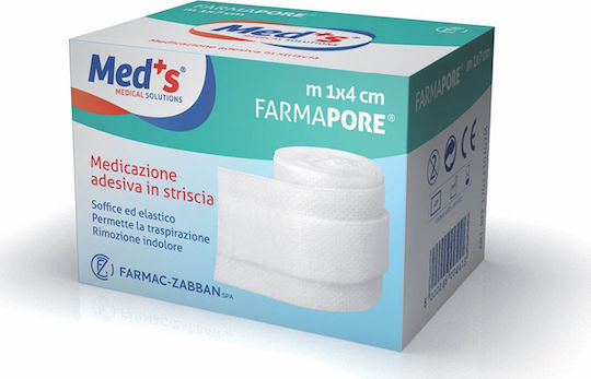 Med's Selbstklebende Bandagen Farmapore 100x4cm 1Stück
