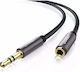 Ugreen 3.5mm Audio Cable Male to Female Black 5m with Gold Plated Terminals 10538