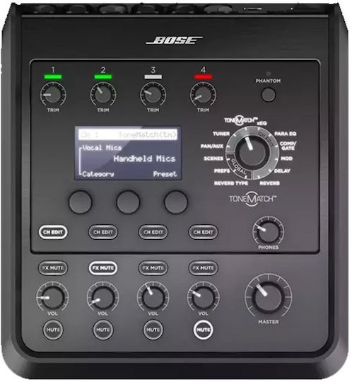 Bose T4S Mixer 785403-0110 Digital Console 4 Channels 4 XLR Inputs