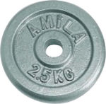 Amila Δίσκος Μεταλλικός 1 x 2.5kg Φ28mm