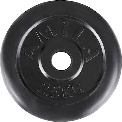 Amila Rubber Cover B Scheibenset Gummierte 1 x 2.5kg Ø28mm