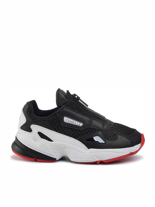 Adidas Falcon Zip Γυναικεία Chunky Sneakers Core Black / Cloud White / Red