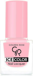 Golden Rose Ice Color Gloss Βερνίκι Νυχιών Μακράς Διαρκείας Ροζ 135 6ml