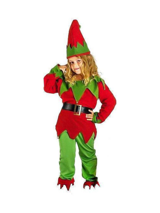 Kids Christmas Costume Elf Red