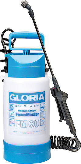 Gloria FM 30 Пръскачка под налягане Чанта за ръка с Капацитет 3лт 3бар в Бял цвят