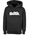 Kids Sweatshirt with Hood and Pockets Black